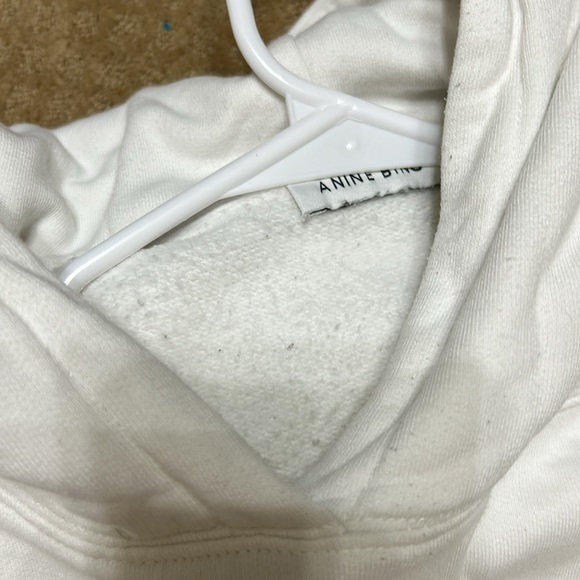 While and green Anine Bing Hoodie - Picture 3 of 5
